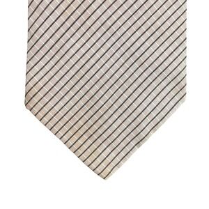 Liberty of London Filene's Mens Tie Peach Tan Diagonal Stripe Vintage Silk